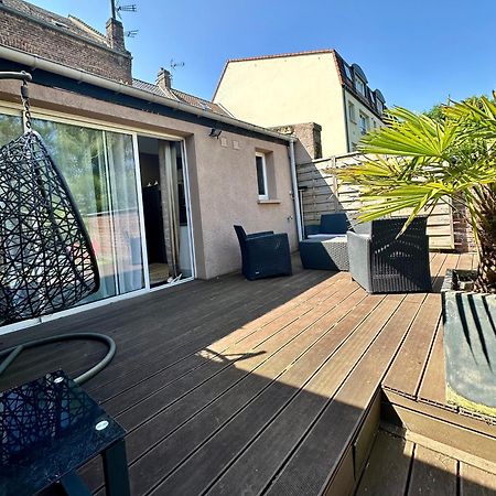Oasis Citadine Terrasse Intime Jardin Privatif En Plein Centre Ville 70M2 Cambrai Eksteriør billede